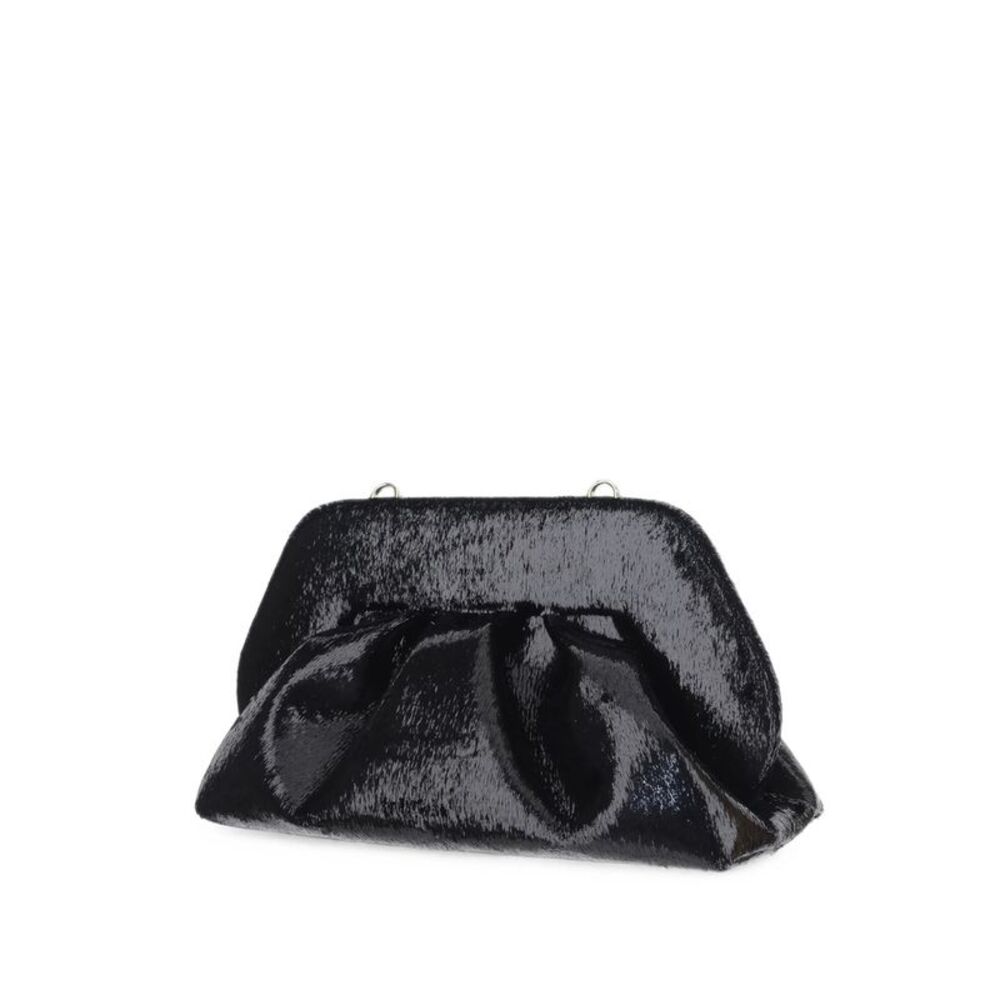 Themoirè Black Shoulder Bags Women